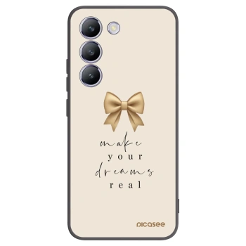Picasee silikónový čierny obal pre Vivo V40 SE 5G - Golden Dream