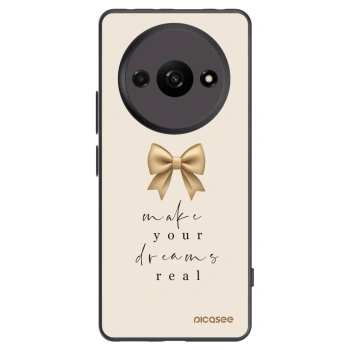 Picasee silikónový čierny obal pre Xiaomi Redmi A3 - Golden Dream