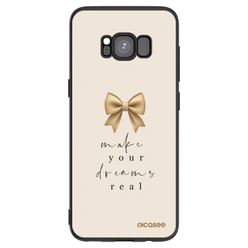 Picasee silikónový čierny obal pre Samsung Galaxy S8 G950F - Golden Dream