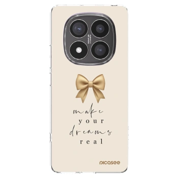 Picasee silikónový prehľadný obal pre Xiaomi Redmi Note 14 Pro+ 5G - Golden Dream