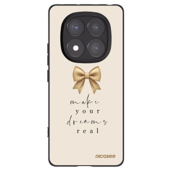 Picasee silikónový čierny obal pre Xiaomi Redmi Note 14 Pro 5G - Golden Dream