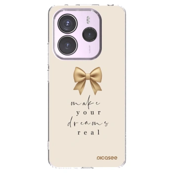 Picasee silikónový prehľadný obal pre Xiaomi Redmi Note 14 5G - Golden Dream