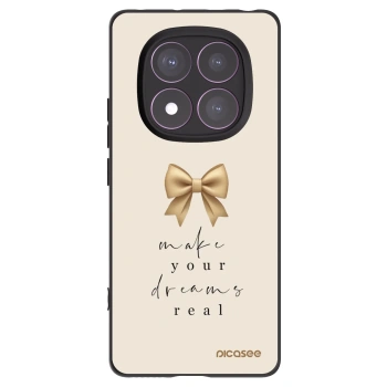 Picasee silikónový čierny obal pre Xiaomi Redmi Note 14 Pro 4G - Golden Dream