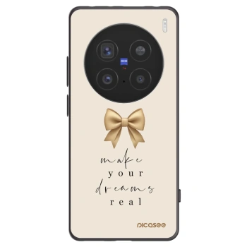 Picasee silikónový čierny obal pre Vivo X200 Pro - Golden Dream