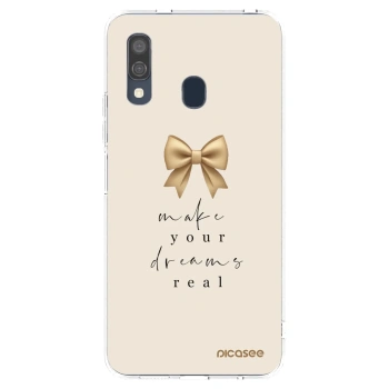 Picasee silikónový prehľadný obal pre Samsung Galaxy A40 A405F - Golden Dream