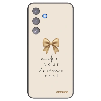 Picasee silikónový čierny obal pre Samsung Galaxy S25 FE 5G - Golden Dream
