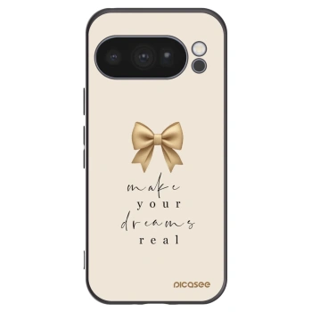 Picasee silikónový čierny obal pre Google Pixel 10 Pro - Golden Dream
