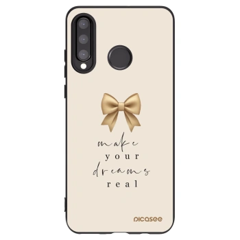 Picasee silikónový čierny obal pre Huawei P30 Lite - Golden Dream