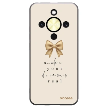 Picasee silikónový čierny obal pre Honor Magic8 Lite 5G - Golden Dream