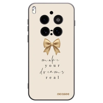 Picasee silikónový čierny obal pre Vivo X300 Pro - Golden Dream