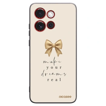 Picasee silikónový čierny obal pre Motorola Edge 60 Neo 5G - Golden Dream