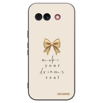 Picasee silikónový čierny obal pre Google Pixel 10a - Golden Dream