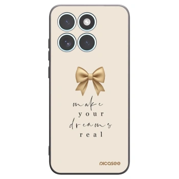 Picasee silikónový čierny obal pre Motorola Edge 70 Fusion - Golden Dream