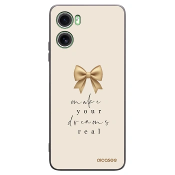 Picasee silikónový čierny obal pre Motorola Moto G06 - Golden Dream