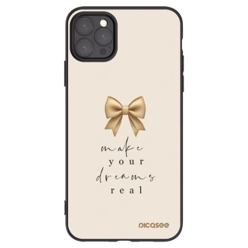 Picasee silikónový čierny obal pre Apple iPhone 11 Pro Max - Golden Dream
