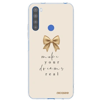 Picasee silikónový prehľadný obal pre Xiaomi Redmi Note 8T - Golden Dream