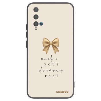 Picasee silikónový čierny obal pre Huawei Nova 5T - Golden Dream