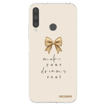 Picasee silikónový prehľadný obal pre Huawei P40 Lite E - Golden Dream