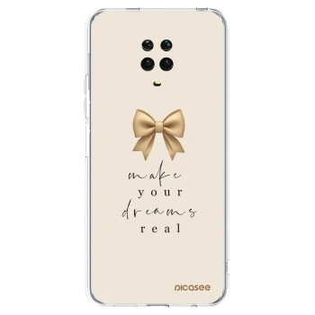Picasee silikónový prehľadný obal pre Xiaomi Redmi Note 9S - Golden Dream