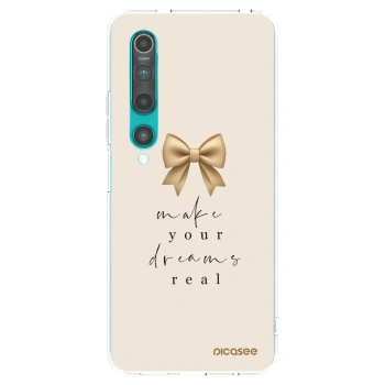 Picasee silikónový prehľadný obal pre Xiaomi Mi 10 - Golden Dream