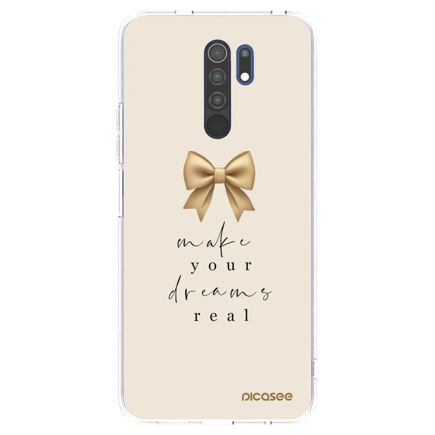 Picasee silikónový prehľadný obal pre Xiaomi Redmi 9 - Golden Dream