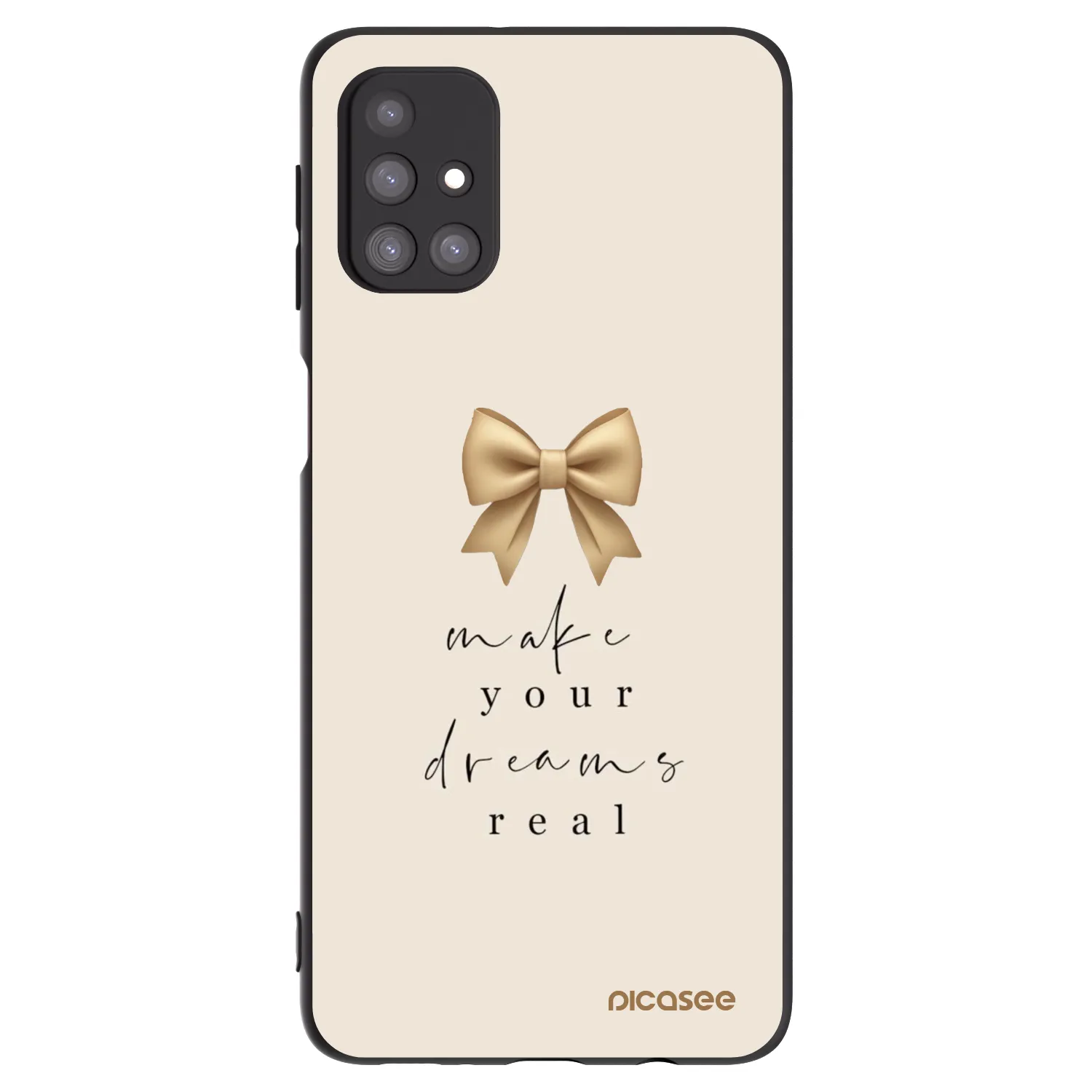 Picasee silikónový čierny obal pre Samsung Galaxy M31s - Golden Dream