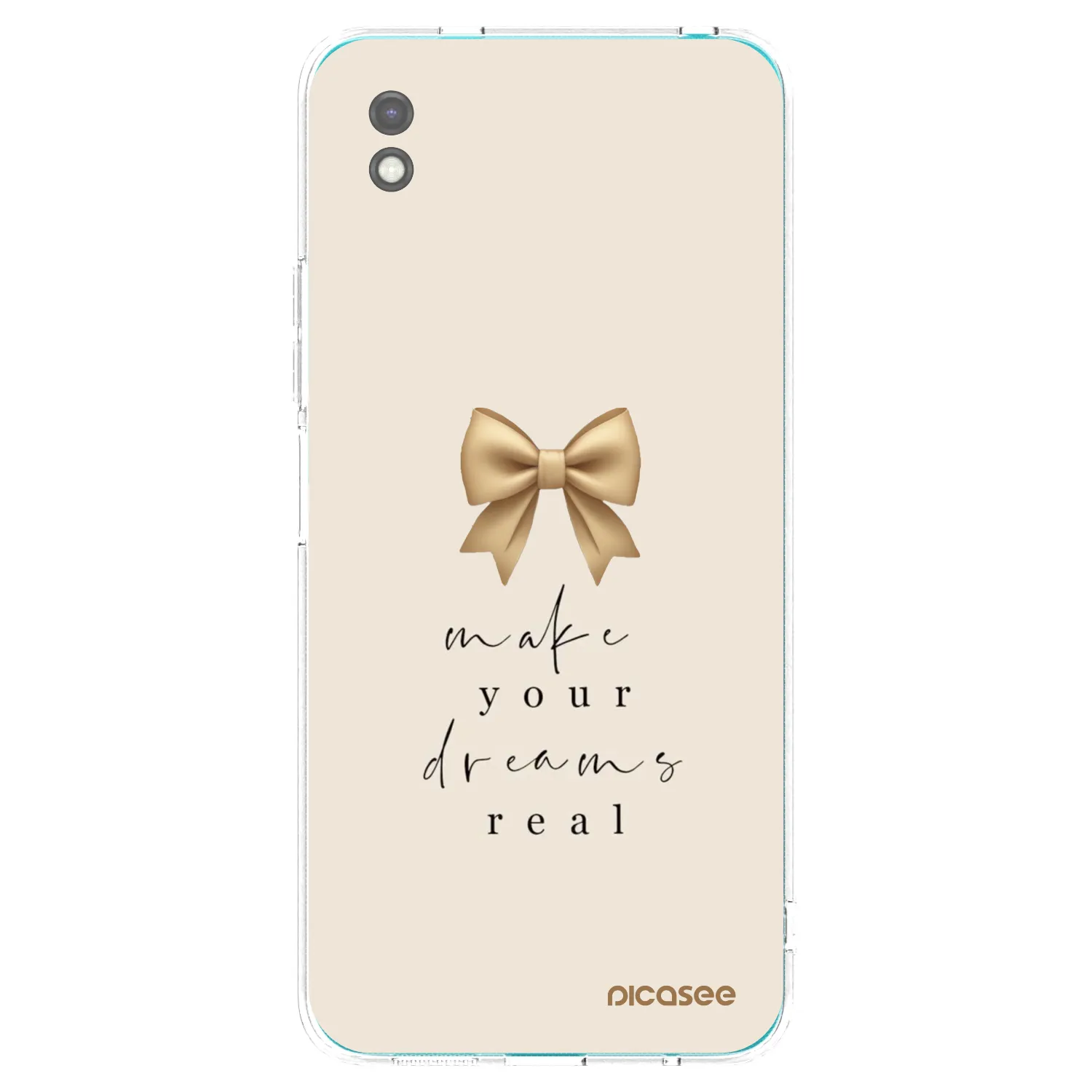 Picasee silikónový čierny obal pre Xiaomi Redmi 9A - Golden Dream