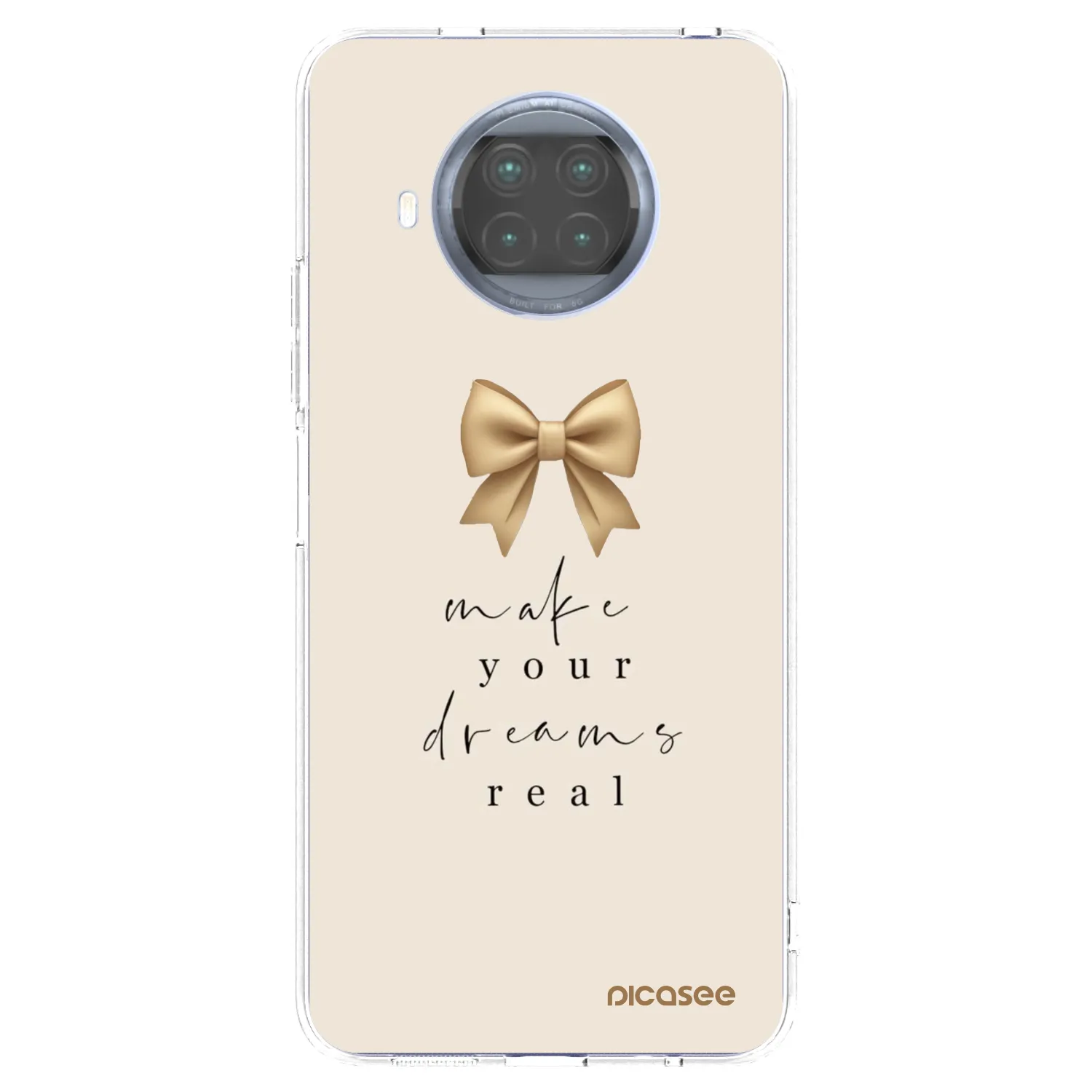 Picasee silikónový prehľadný obal pre Xiaomi Mi 10T Lite - Golden Dream