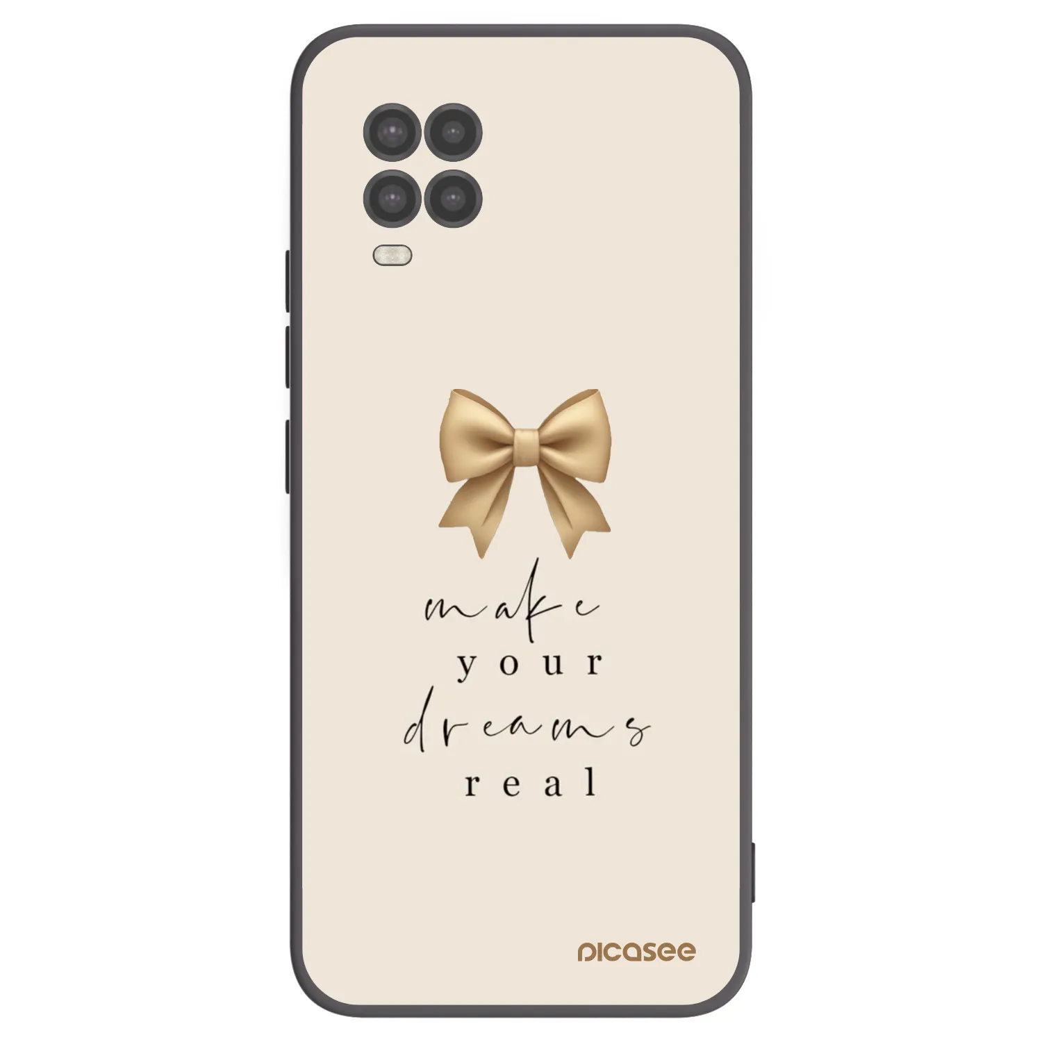 Picasee silikónový čierny obal pre Xiaomi Mi 10 Lite - Golden Dream