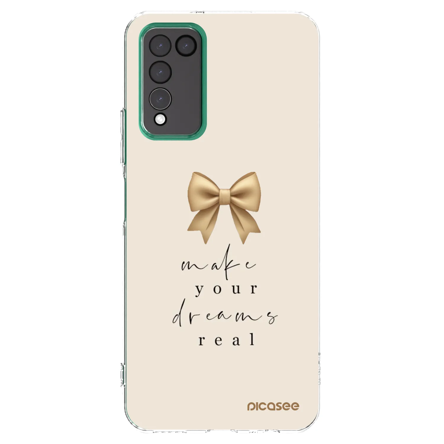 Picasee silikónový prehľadný obal pre Honor 10X Lite - Golden Dream
