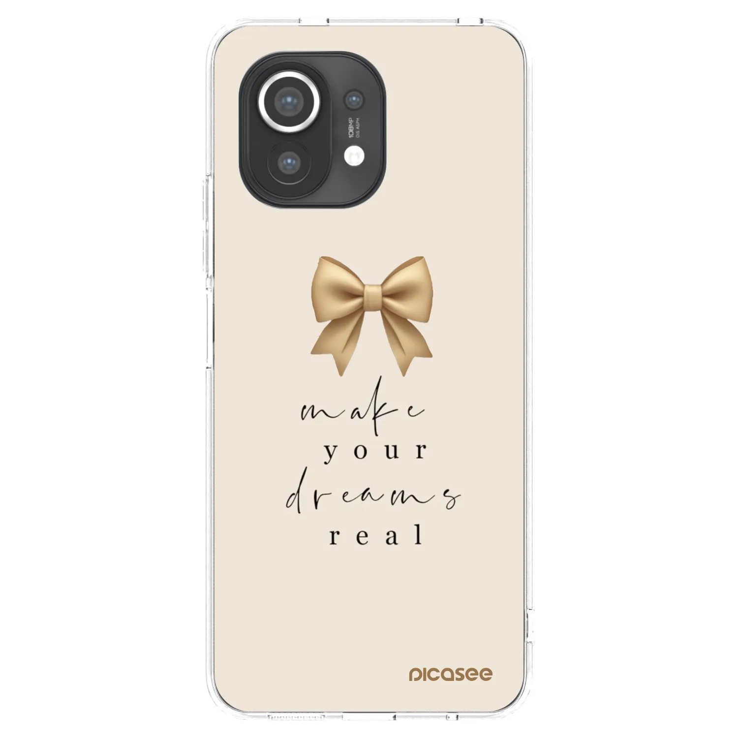 Silikónový prehľadný obal pre Xiaomi Mi 11 - Golden Dream