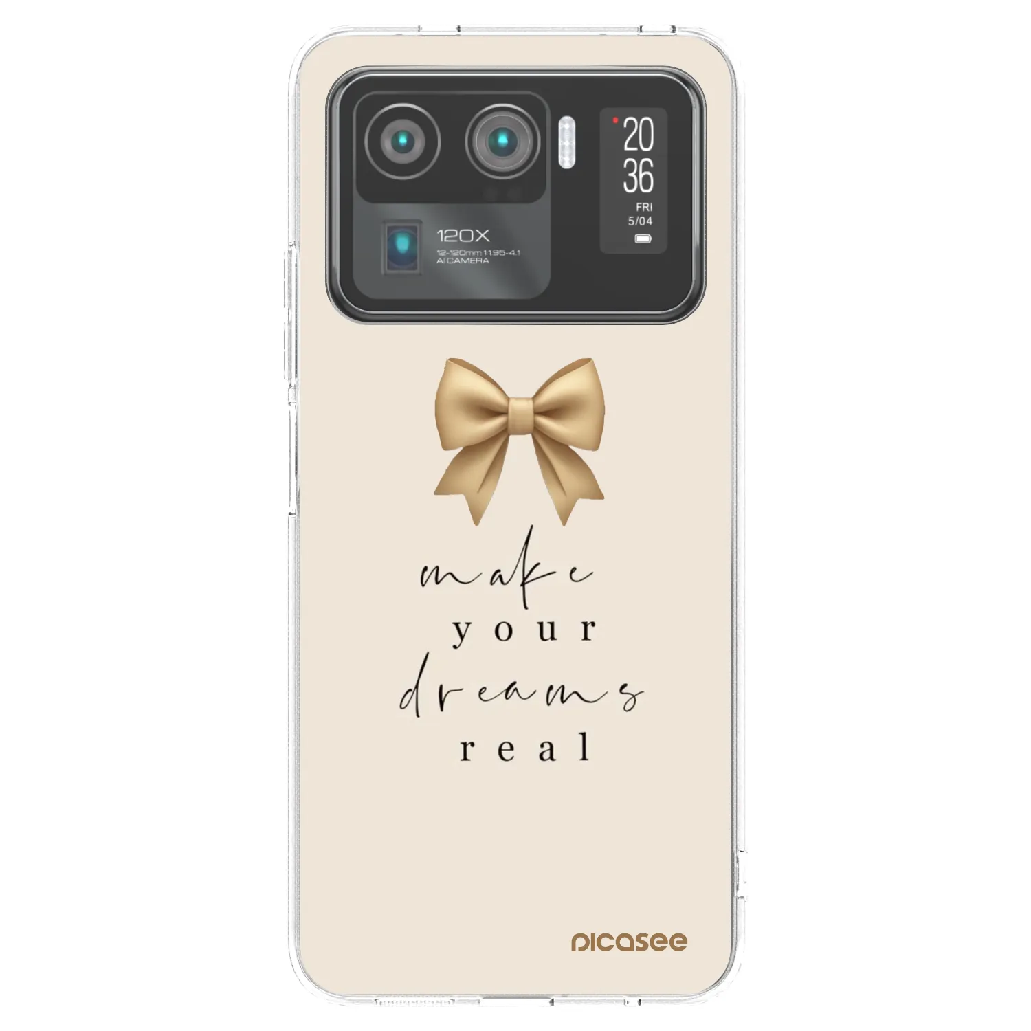 Picasee silikónový prehľadný obal pre Xiaomi Mi 11 Ultra - Golden Dream
