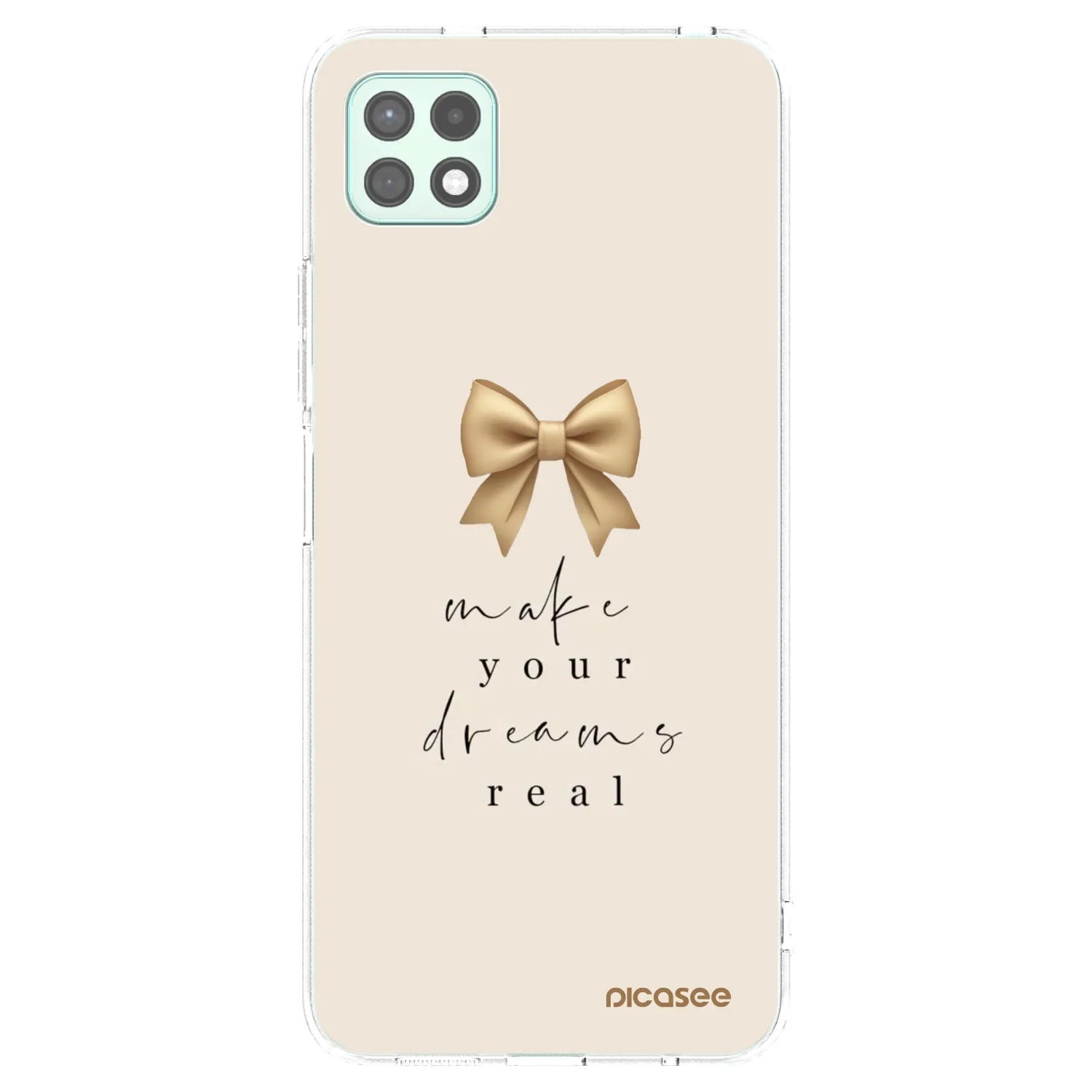 Picasee silikónový prehľadný obal pre Samsung Galaxy A22 A226B 5G - Golden Dream