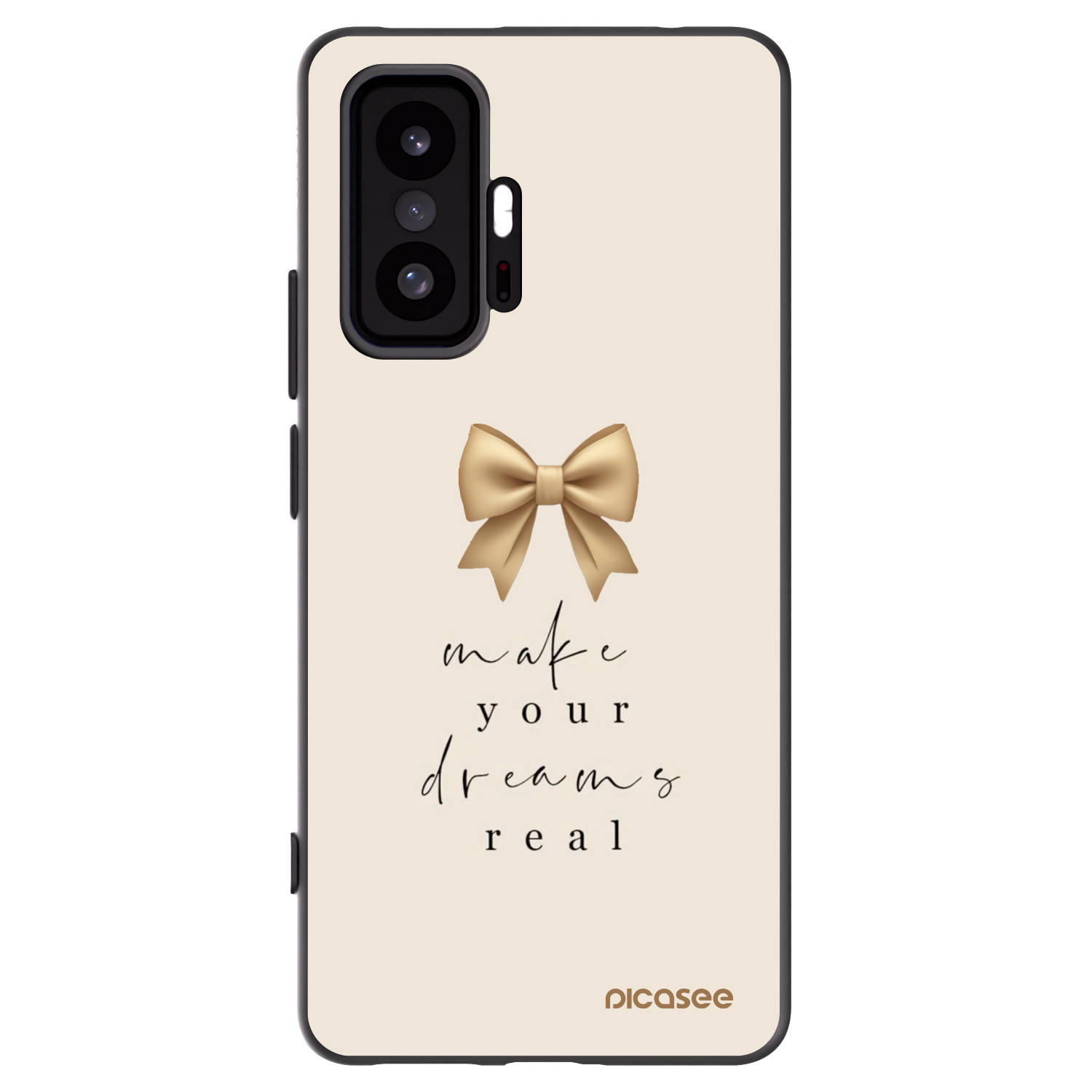Picasee silikónový čierny obal pre Xiaomi 11T - Golden Dream