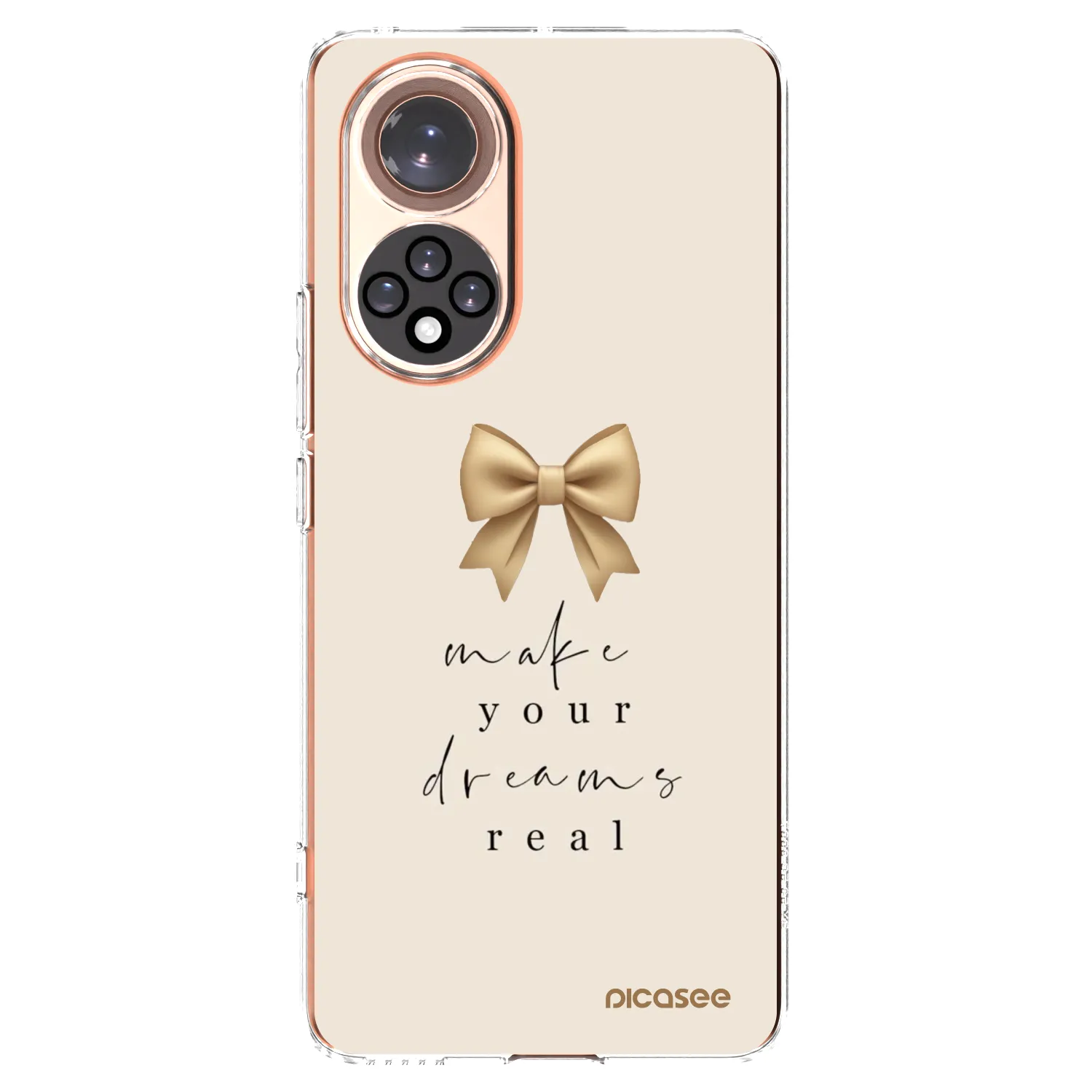 Picasee silikónový prehľadný obal pre Honor 50 5G - Golden Dream