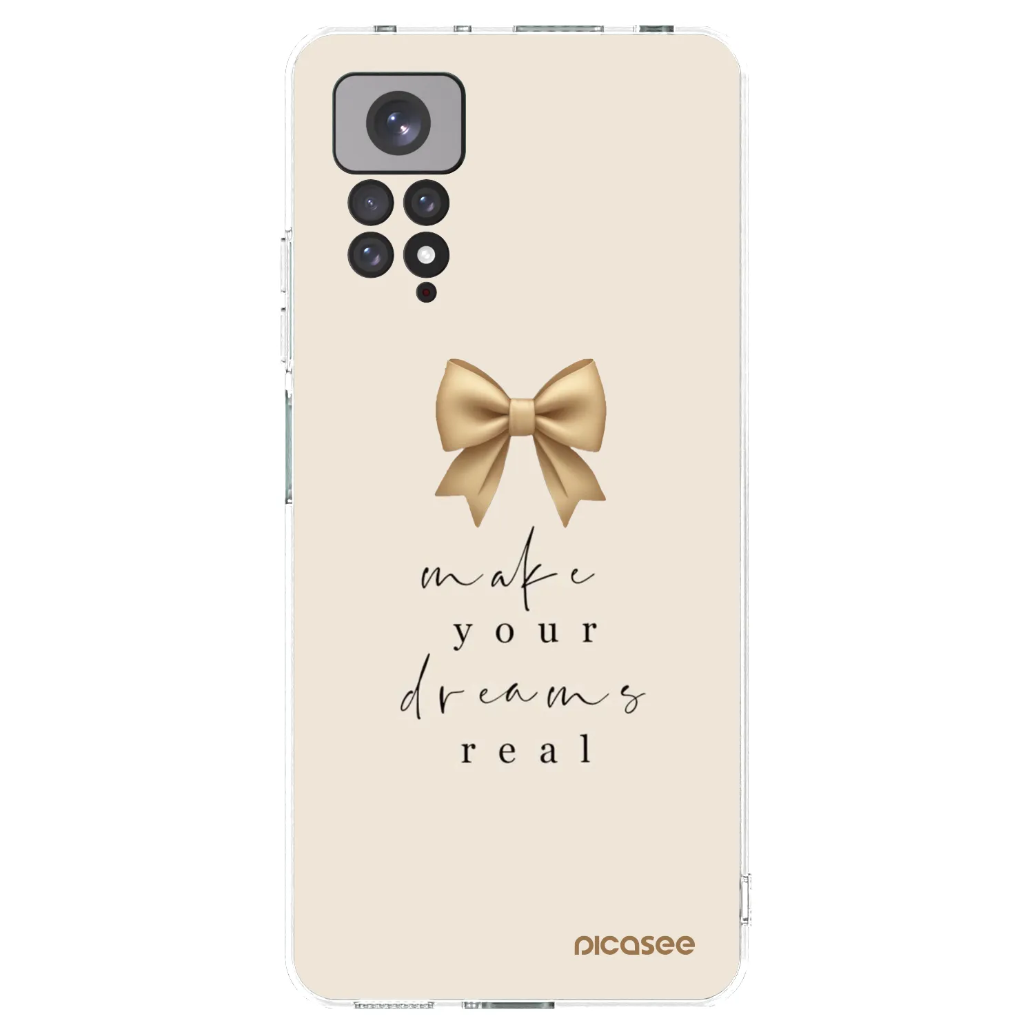 Picasee silikónový prehľadný obal pre Xiaomi Redmi Note 11 - Golden Dream