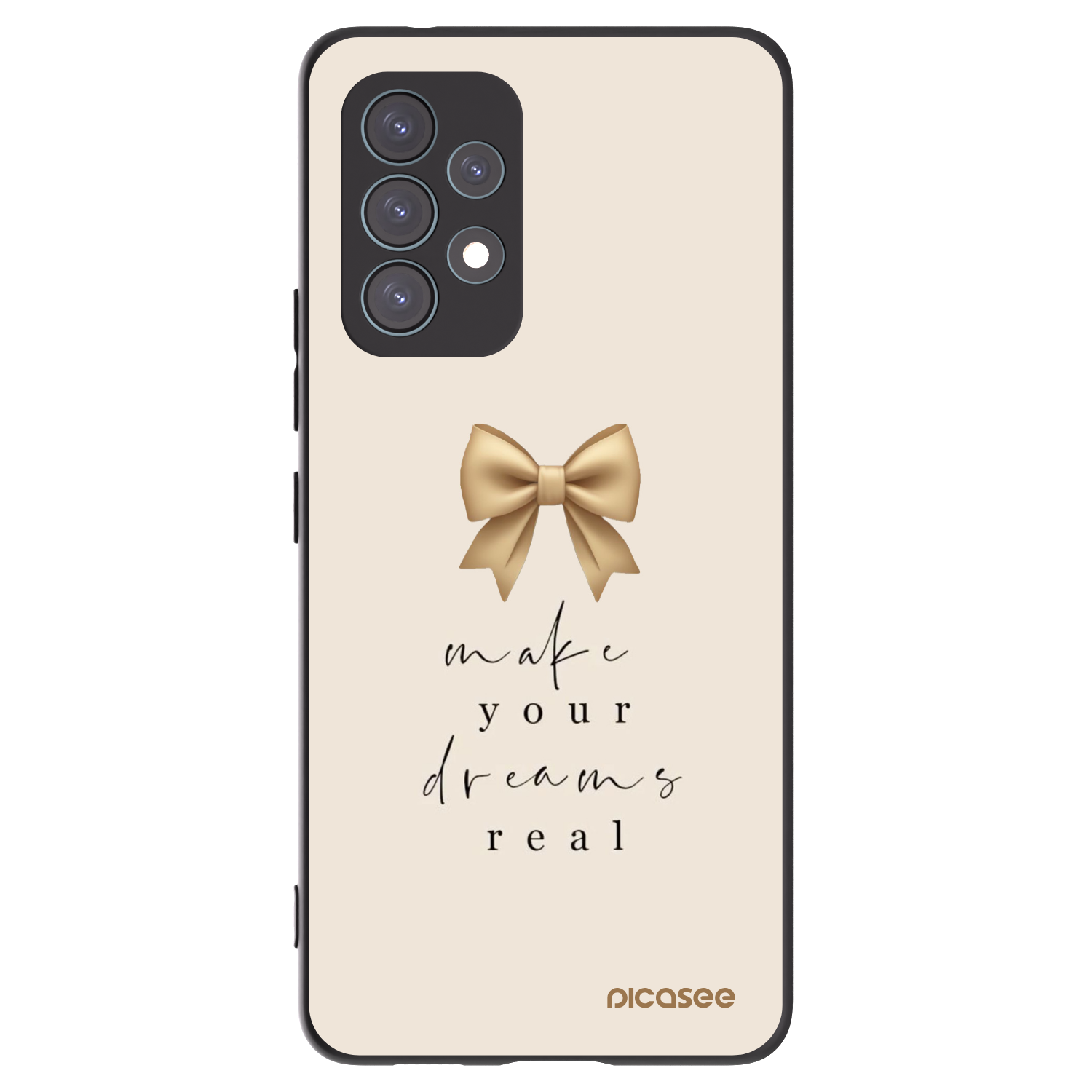Picasee silikónový čierny obal pre Samsung Galaxy A53 5G A536 - Golden Dream