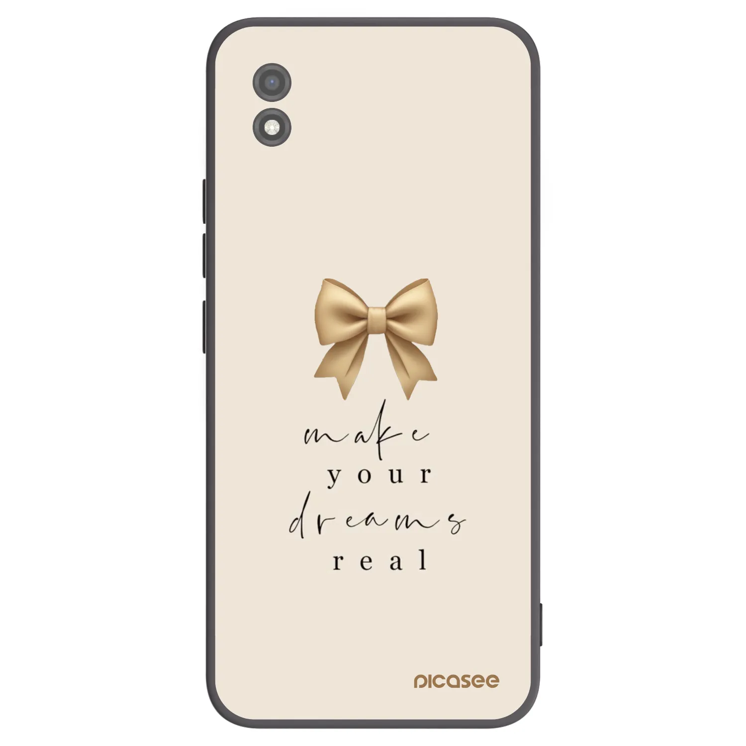 Picasee silikónový čierny obal pre Realme C11 (2021) - Golden Dream