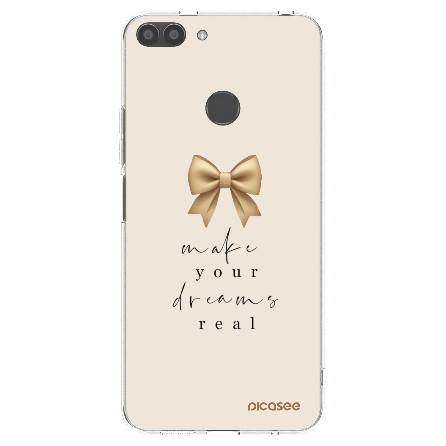 Picasee silikónový prehľadný obal pre Huawei P Smart - Golden Dream