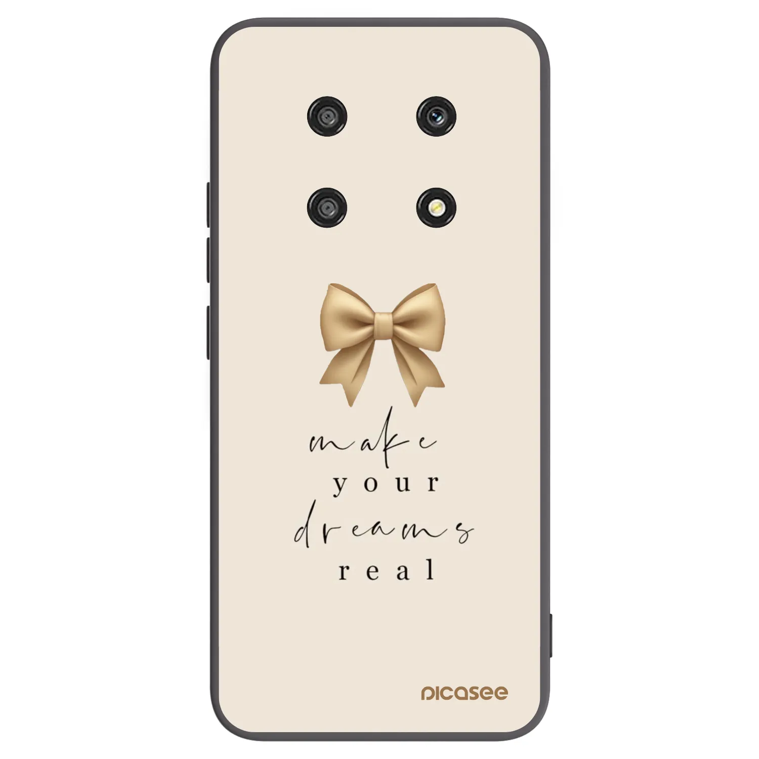 Picasee silikónový čierny obal pre Honor Magic4 Lite 5G - Golden Dream