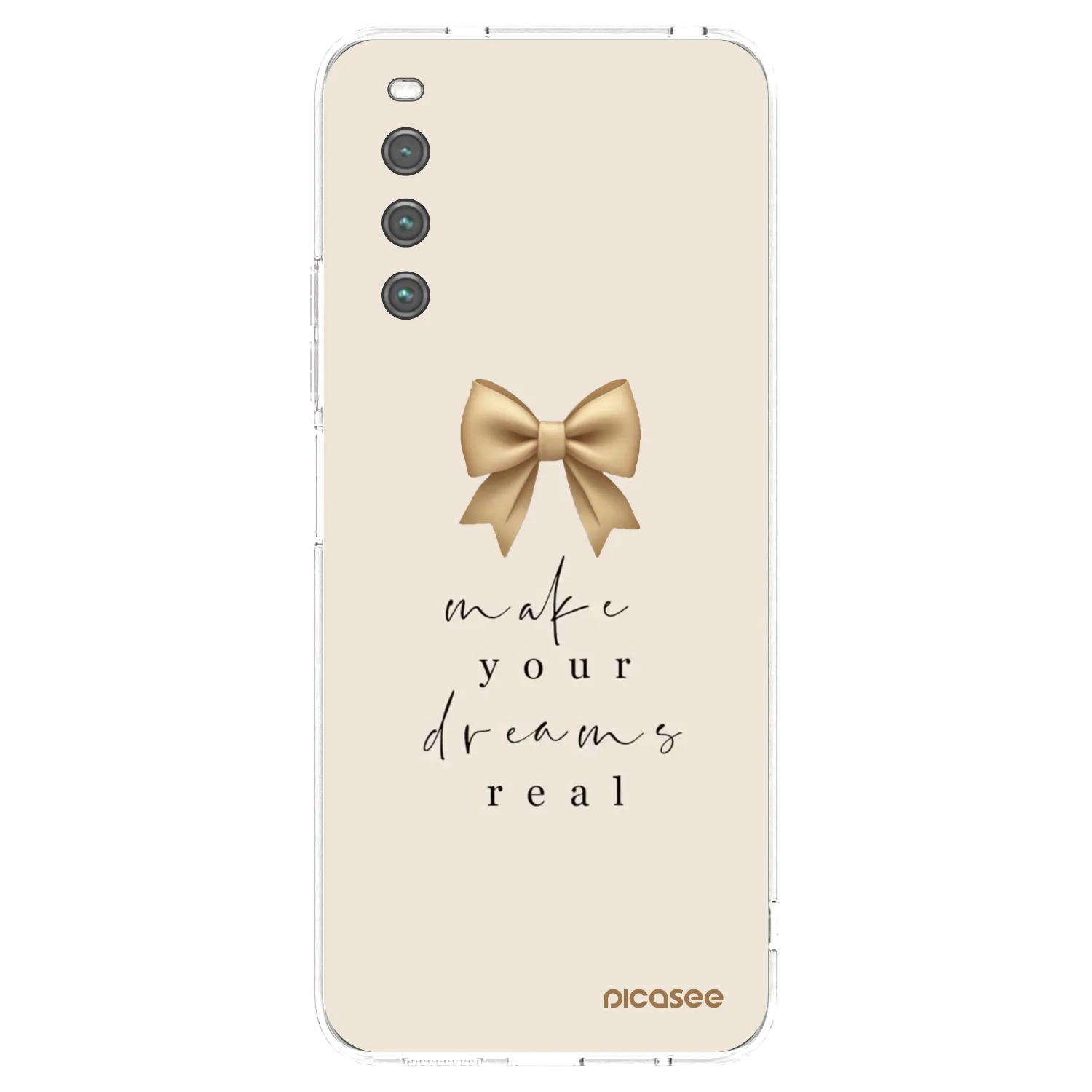 Picasee silikónový prehľadný obal pre Sony Xperia 10 IV 5G - Golden Dream