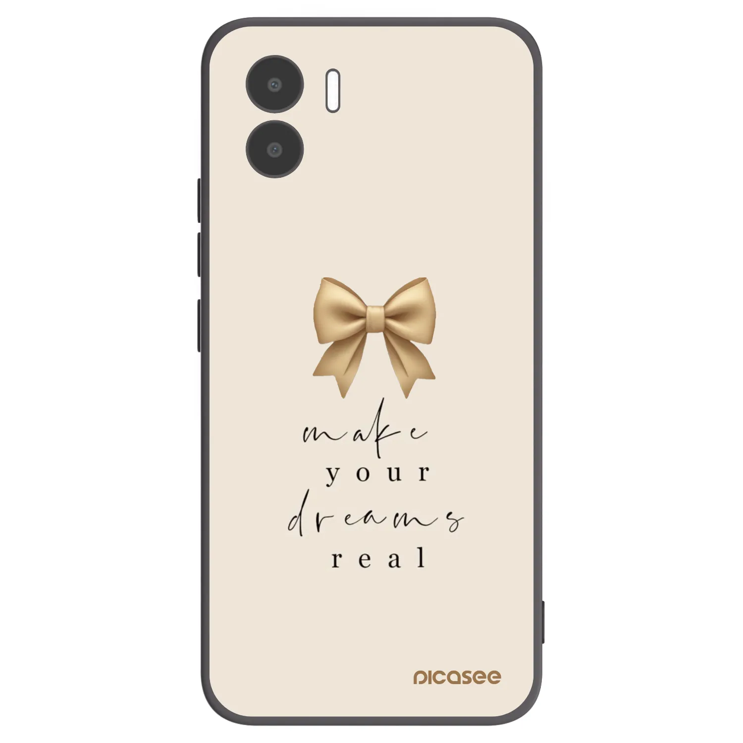 Picasee silikónový čierny obal pre Xiaomi Redmi A1 - Golden Dream