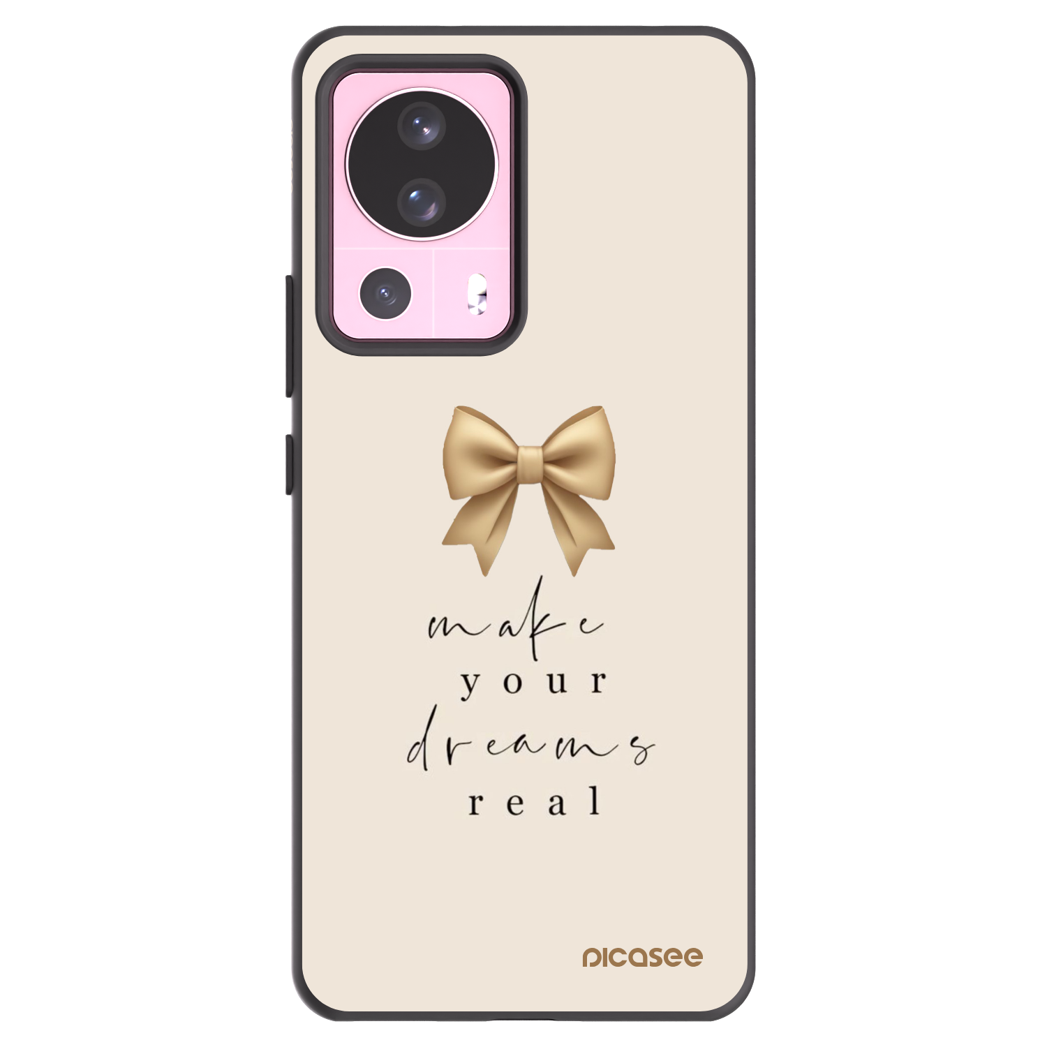 Picasee silikónový čierny obal pre Xiaomi 13 Lite - Golden Dream