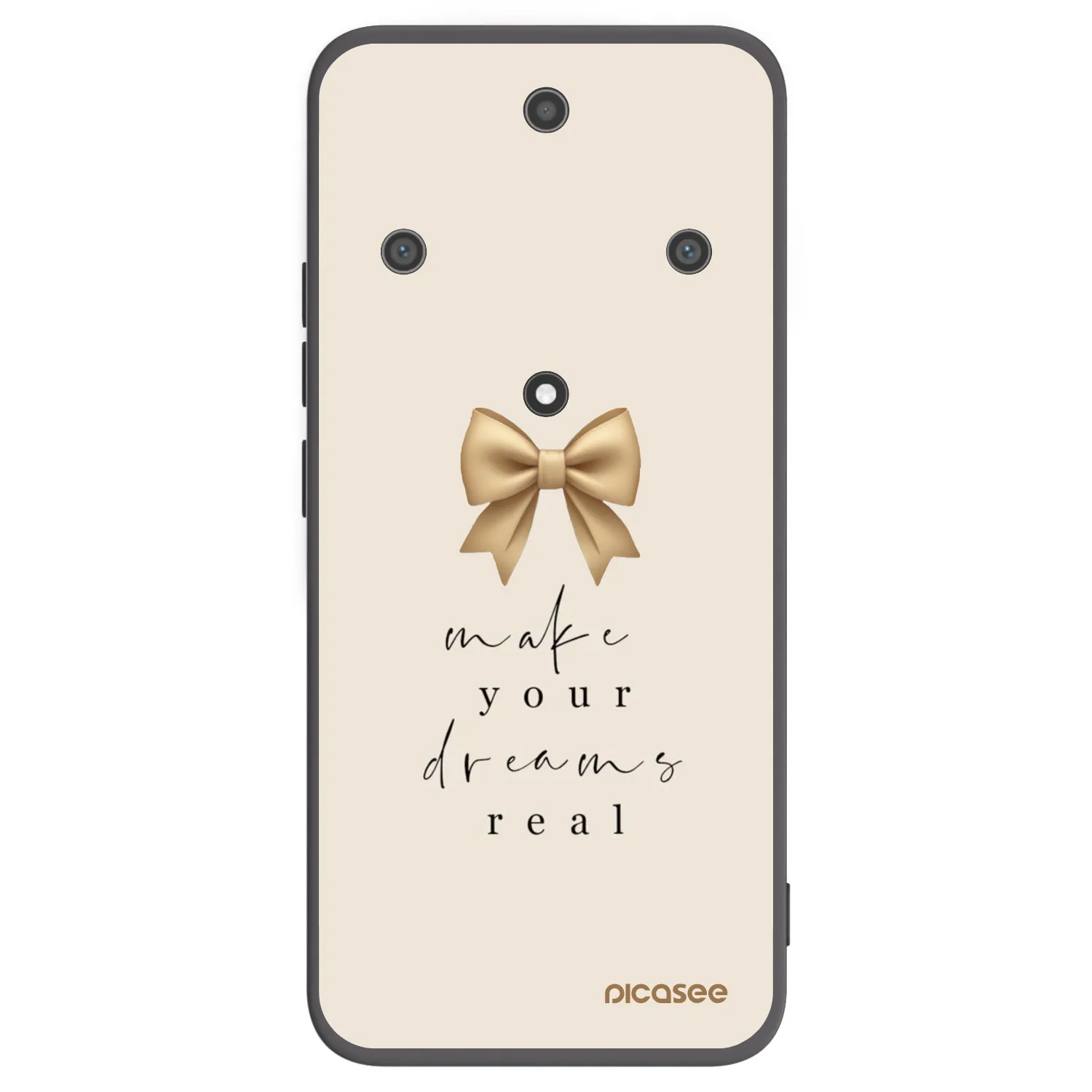 Picasee silikónový čierny obal pre Honor Magic5 Lite 5G - Golden Dream