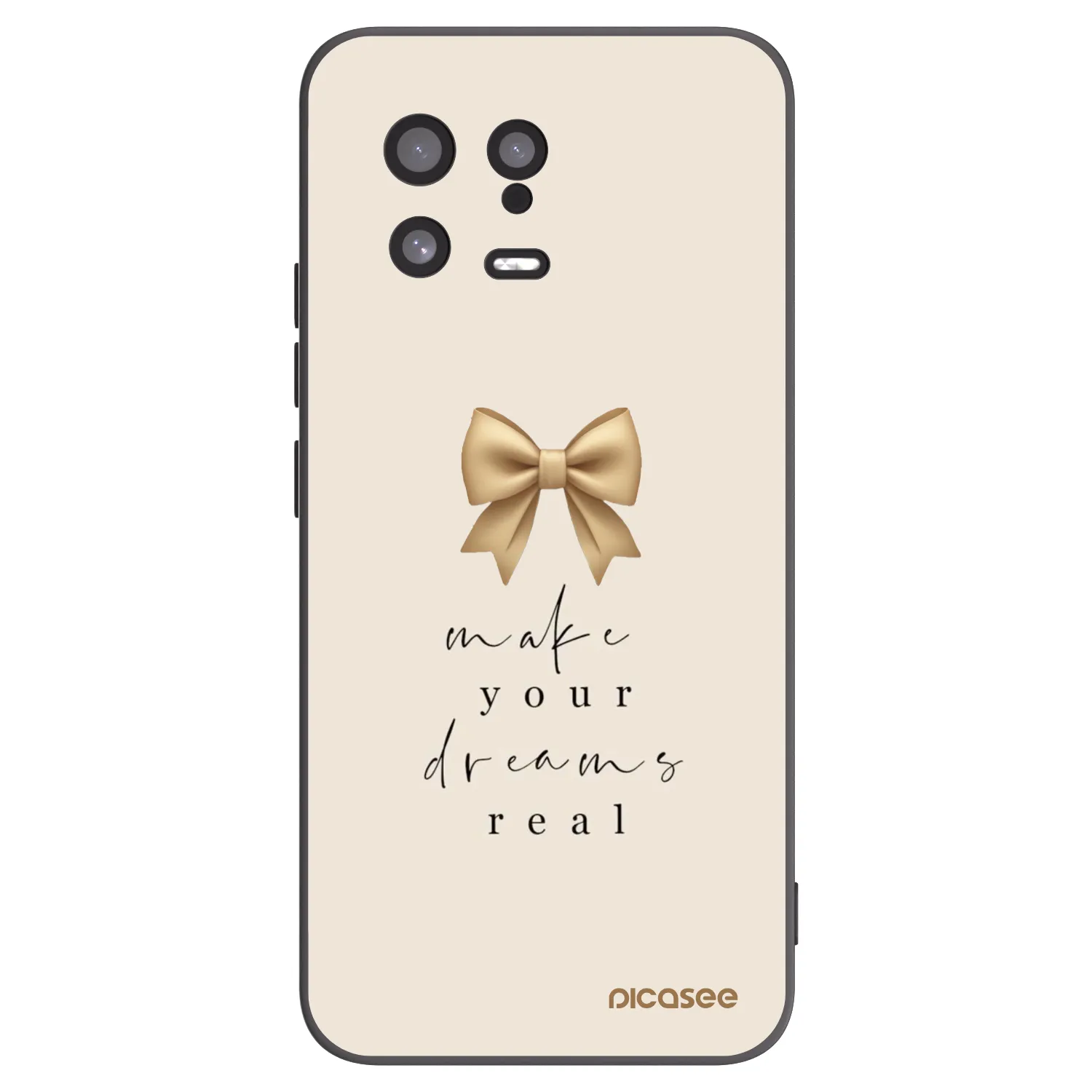 Silikónový čierny obal pre Xiaomi 13 - Golden Dream