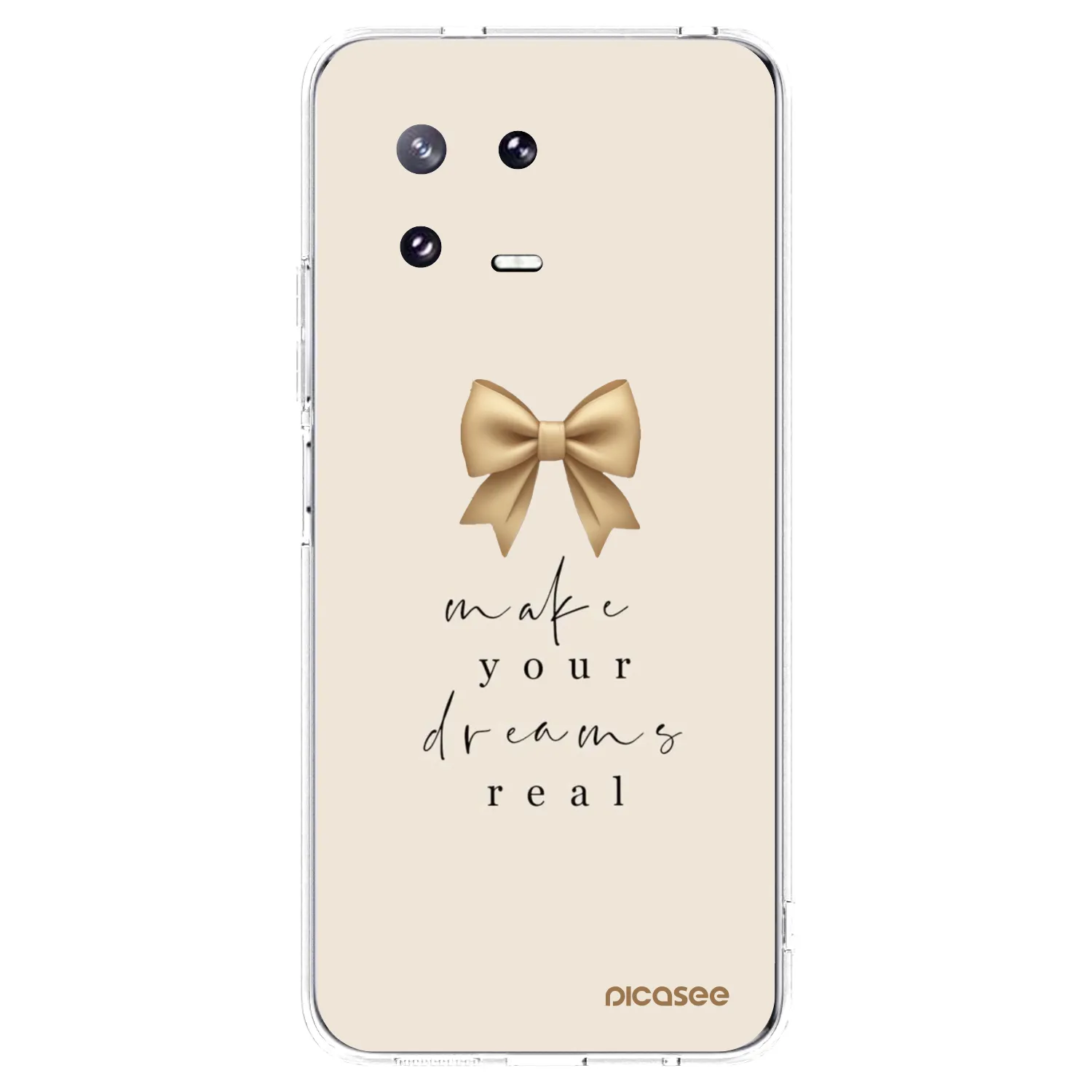 Silikónový prehľadný obal pre Xiaomi 13 Pro - Golden Dream