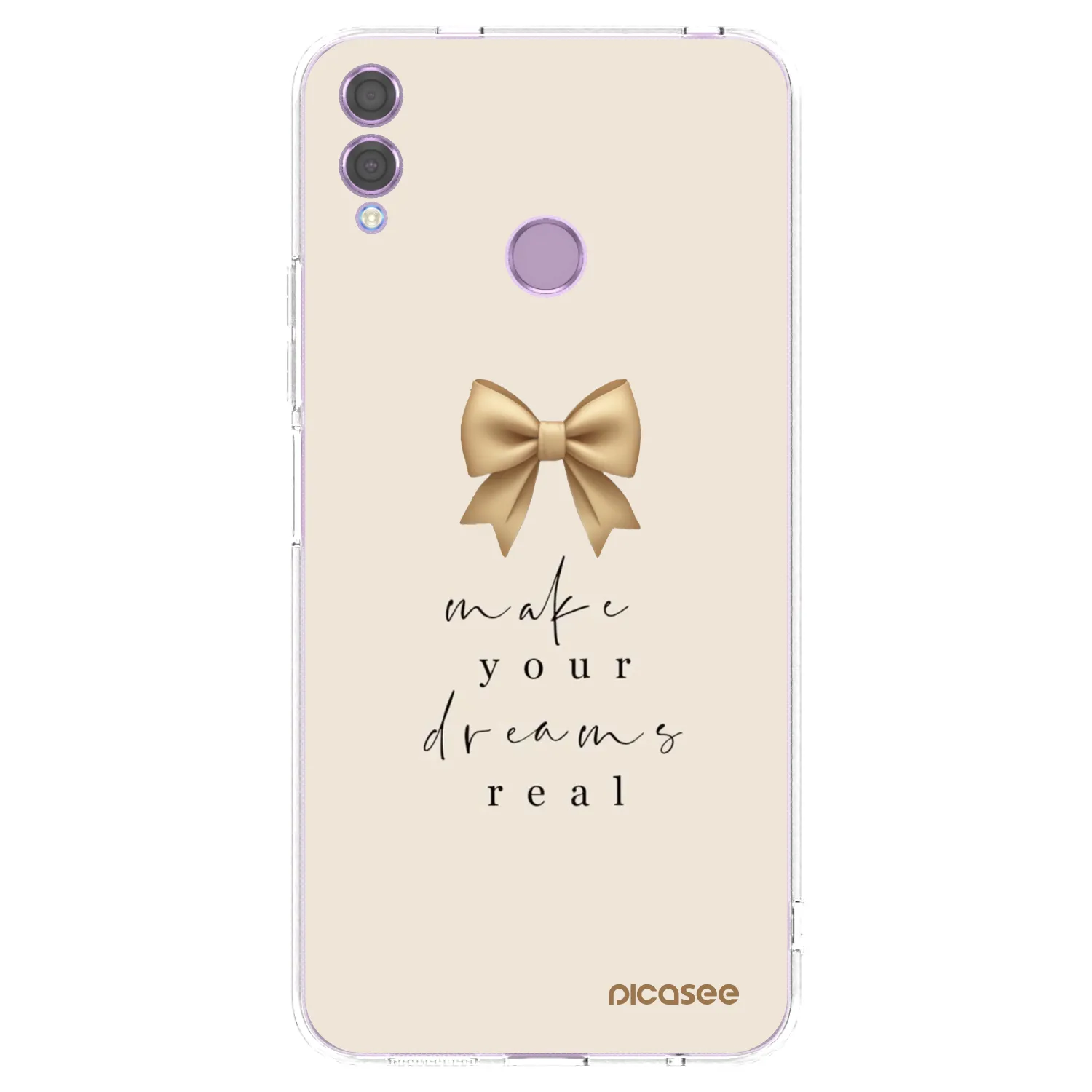 Silikónový prehľadný obal pre Honor 8X - Golden Dream