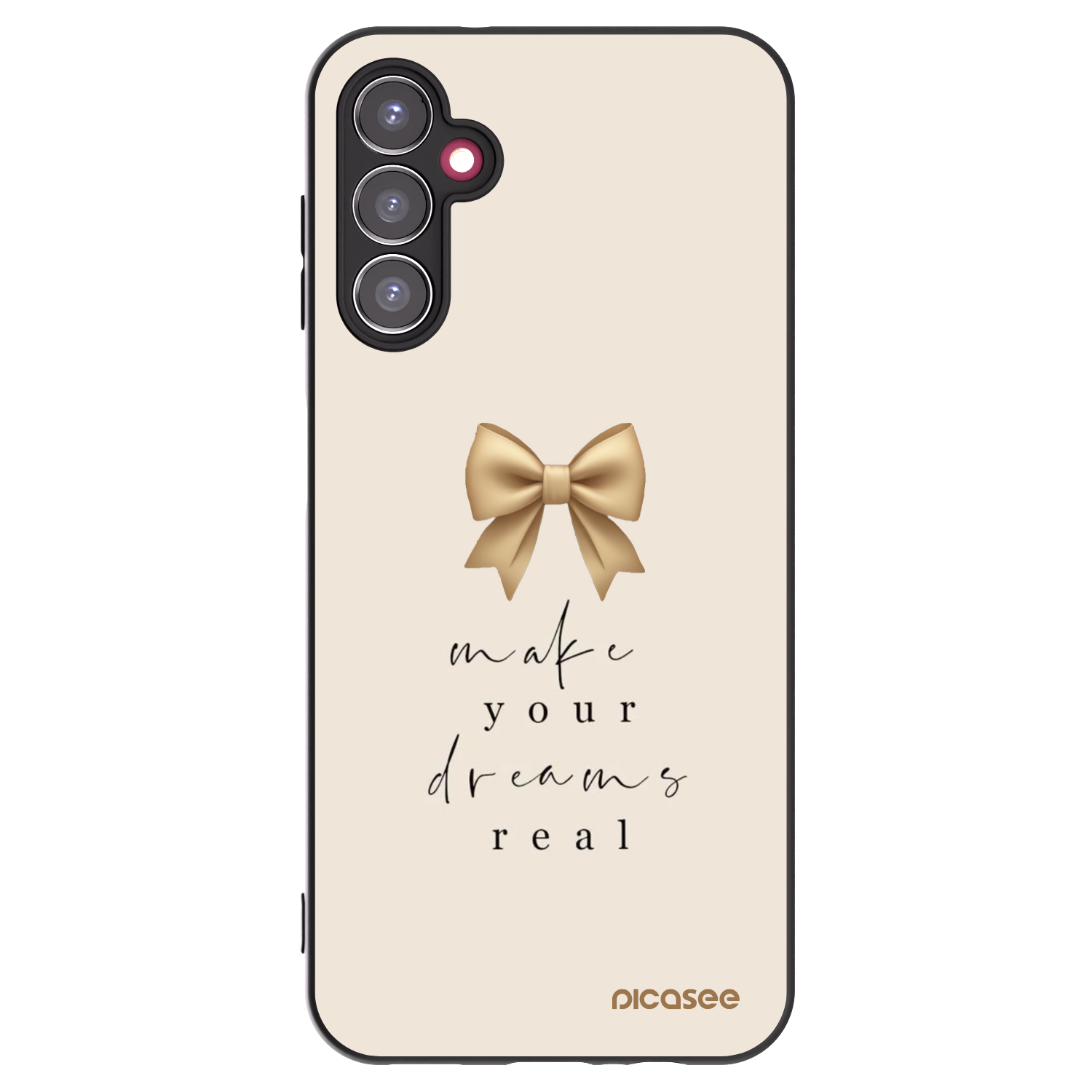 Picasee silikónový čierny obal pre Samsung Galaxy A14 4G A145R - Golden Dream