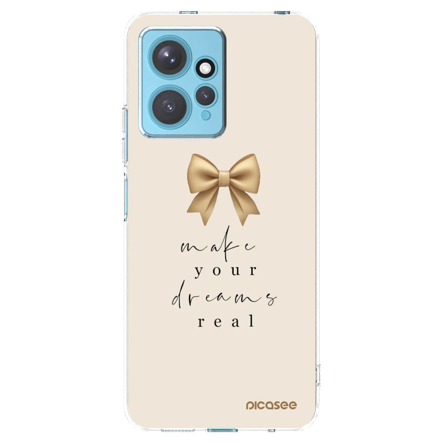 Picasee silikónový prehľadný obal pre Xiaomi Redmi Note 12 4G - Golden Dream