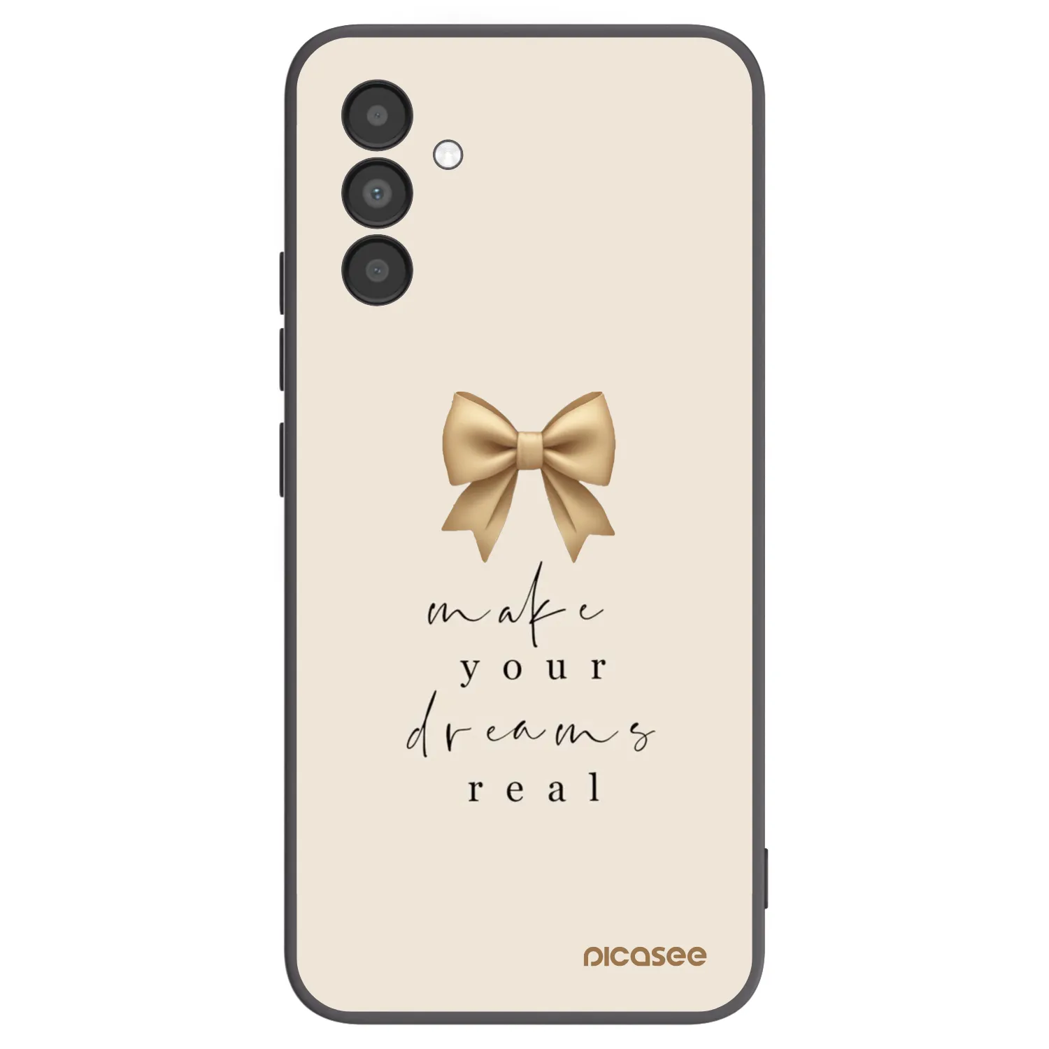 Picasee silikónový čierny obal pre Samsung Galaxy A04s A047F - Golden Dream